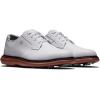 imageFootJoy Mens Traditions Blucher Golf ShoeWhiteBrick