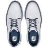 imageFootJoy Mens Traditions Blucher Golf ShoeWhiteSky BlueCamo