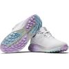 imageFootJoy Womens FJ Flex Previous Season Style Golf ShoeWhiteGreenPurple