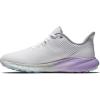imageFootJoy Womens FJ Flex Previous Season Style Golf ShoeWhiteGreenPurple