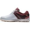 imageFootJoy Womens Prosl Golf ShoeWhiteBlackBurgundy