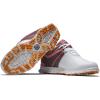 imageFootJoy Womens Prosl Golf ShoeWhiteBlackBurgundy