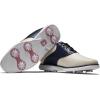 imageFootJoy Womens Traditions Previous Season Style Golf Shoe CreamNavy 75