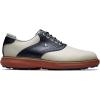 imageFootjoy Mens Traditions Spikeless Previous Season Style Golf ShoeCreamNavyBrick