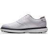 imageFootjoy Mens Traditions Spikeless Previous Season Style Golf ShoeWhiteWhiteNavy