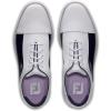 imageFootjoy Womens Traditions Cap Toe Previous Season Style Golf ShoeWhiteNavy Patent Cap Toe