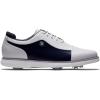 imageFootjoy Womens Traditions Cap Toe Previous Season Style Golf ShoeWhiteNavy Patent Cap Toe