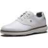 imageFootJoy UnisexChild Traditions Junior Golf ShoeWhiteWhite