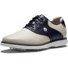imageFootJoy Womens Traditions Previous Season Style Golf Shoe CreamNavy 75