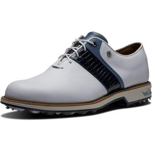 imageFootJoy Mens Premiere SeriesPackard Golf ShoeWhiteNavyLight Blue