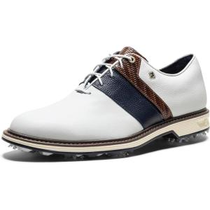 imageFootJoy Mens Premiere SeriesPackard Lx Golf ShoeWhiteMidnight NavyChestnut
