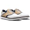 imageFootJoy Mens Traditions Golf ShoeWhiteKhakiPeacoat
