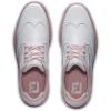 imageFootJoy Womens Traditions Shield Tip Golf ShoeWhiteWhitePink