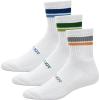imageFootJoy Mens ComfortSof Quarter SocksAssorted Stripe