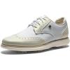 imageFootJoy Womens Traditions Shield Tip Golf ShoeWhiteGold