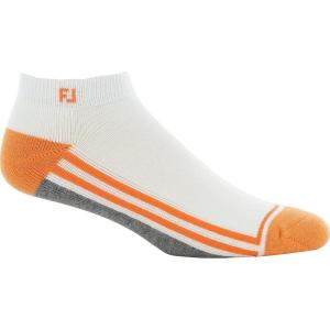 imageFoot Joy Prodry Advanced Golf Confort Sport Sock US 712 White Grey Orange