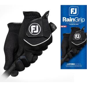 imageFootJoy Mens RainGrip Golf Glove PairBlack
