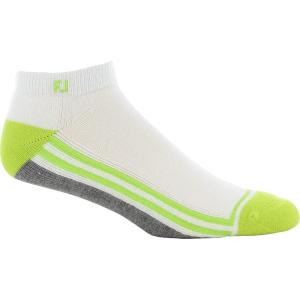 imageFootJoy ProDry Fashion Sport White2GreenGrey Socks Men 712