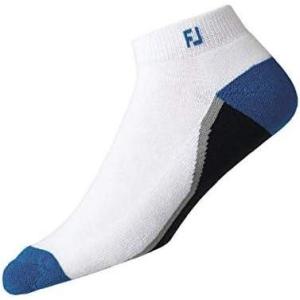 imageFootJoy Prodry Advanced Golf Confort Sport Sock US 712 White Black Blue