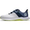 imageFootJoy Mens Prolite Previous Season Style Golf ShoeWhiteNavyLime