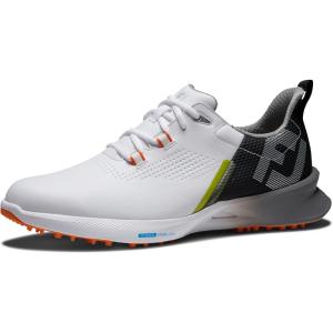 imageFootJoy Mens FJ Fuel Golf ShoeWhiteBlackOrange