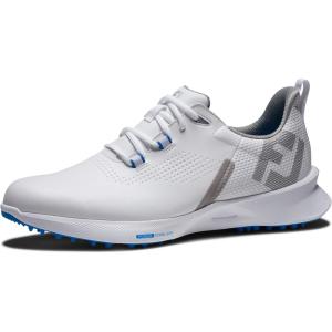 imageFootJoy Mens FJ Fuel Golf ShoeWhiteWhiteBlue Jay