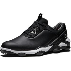 imageFootJoy Mens Tour Alpha Golf ShoeBlackWhiteSilver