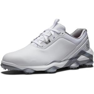 imageFootJoy Mens Tour Alpha Golf ShoeWhiteWhiteSilver
