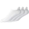 imageFootJoy Mens ComfortSof RollTop 3Pack Prior Generation Socks White Fits Shoe Size 712