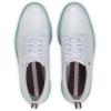 imageFootJoy Mens Premiere SeriesField Golf ShoeWhiteChestnutAquamarine
