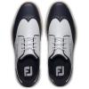 imageFootJoy Womens Traditions Shield Tip Previous Season Style Golf ShoeWhiteNavyWhite