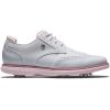 imageFootJoy Womens Traditions Shield Tip Previous Season Style Golf ShoeWhiteWhitePink