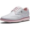 imageFootJoy Womens Traditions Shield Tip Previous Season Style Golf ShoeWhiteWhitePink