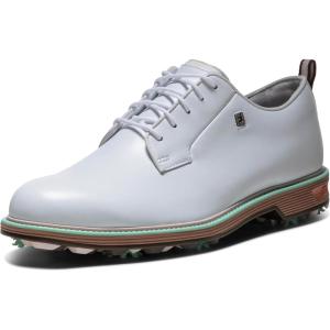 imageFootJoy Mens Premiere SeriesField Golf ShoeWhiteChestnutAquamarine
