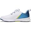 imageFootJoy Mens FJ Fuel Previous Season Style Golf ShoeWhiteBlueGreen