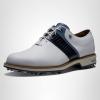 imageFootJoy Mens Premiere Series  Packard Previous Season Style Golf ShoeWhiteNavyLight Blue