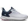 imageFootJoy Mens ProSL Golf ShoeWhiteSteel BluePeacoat
