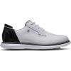 imageFootJoy Mens Traditions Blucher Golf ShoeWhiteBlack CamoCherry Tomato