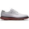 imageFootJoy Mens Traditions Blucher Previous Season Style Golf ShoeWhiteBrick