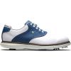 imageFootJoy Mens Traditions Golf ShoesWhiteLight Navy