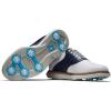 imageFootJoy Mens Traditions Previous Season Style Golf ShoeWhiteNavy