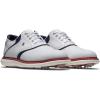 imageFootJoy Mens Traditions Previous Season Style Golf ShoeWhiteNavyRed