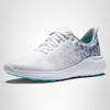 imageFootJoy Womens FJ Flex Golf ShoeWhiteGreyLeopard