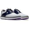 imageFootJoy Womens Traditions Spikeless Previous Season Style Golf ShoeWhite Navy Purple