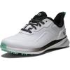 imageFootJoy Mens ProSL Golf ShoeWhiteSea GlassBlack
