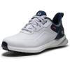 imageFootJoy Mens ProSL Golf ShoeWhiteSteel BluePeacoat