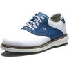 imageFootJoy Mens Traditions Golf ShoesWhiteLight Navy