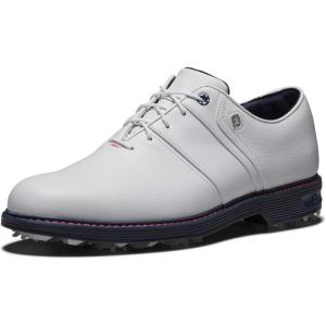imageFootJoy Mens Premiere Series  Packard Previous Season Style Golf ShoeWhitePinkNavy