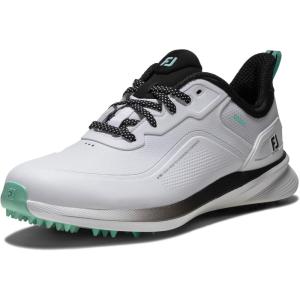 imageFootJoy Mens ProSL Golf ShoeWhiteSea GlassBlack
