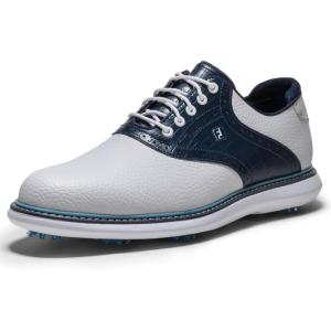 imageFootJoy Mens Traditions Golf ShoesWhitePeacoatMarine